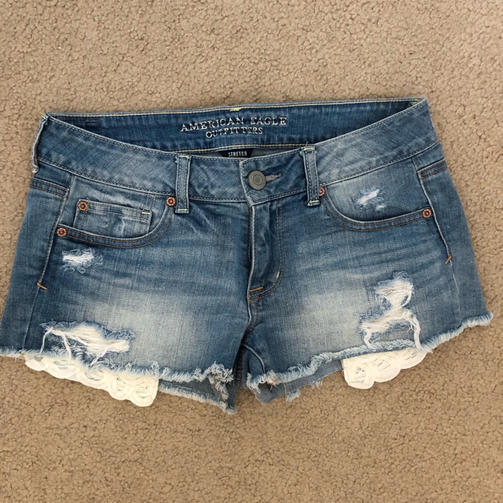 American eagle jean shorts